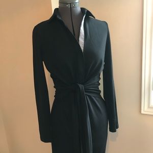 Banana Republic navy knit dress
